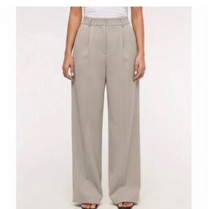Abercrombie & Fitch Tailored Wide Leg Long Pant